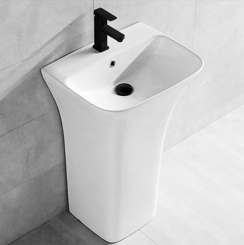 Lavabo trụ đứng liền khối mã LP111 LANKA