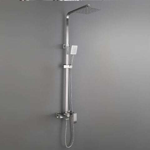 Sen cây tắm đứng nóng lạnh mẫu vuông inox 304 LANKA SC27