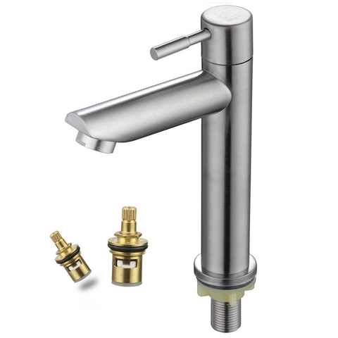 Vòi Lavabo Lạnh inox 304 LANKA LBL02