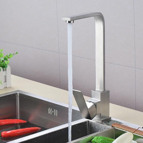 Vòi Rửa Chén Nóng Lạnh Inox 304 Mờ Lanka VRCNL15