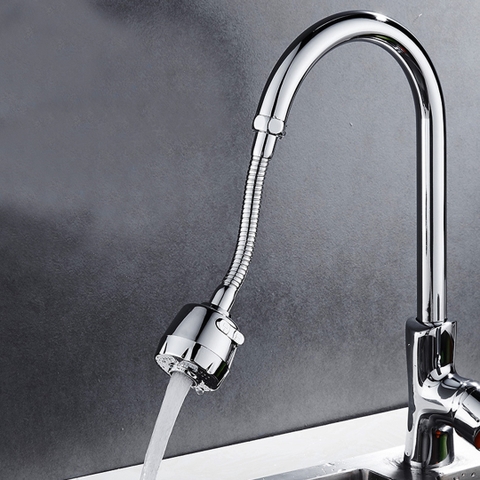 Đầu gắn vòi rửa chén kèm dây inox LANKA xoay 360 độ tiện dụng