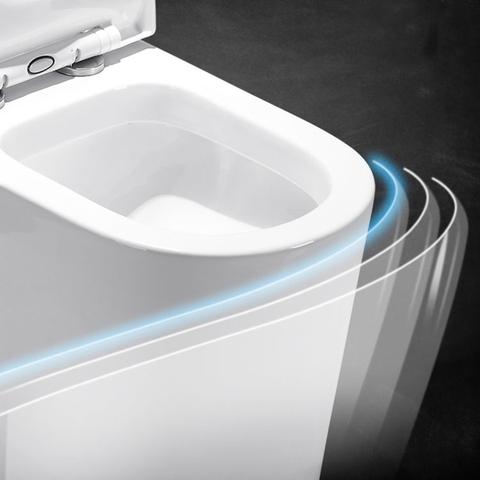 Bồn cầu khối Lanka xả xoắn ốc kết hợp xã đẩy mã AZ01