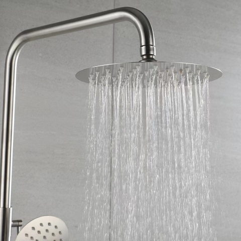Sen cây tắm đứng nước lạnh inox 304 mờ mã SC20