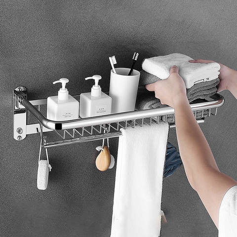 Kệ treo khăn nhà tắm inox 304 loại dày 1.6kg B05