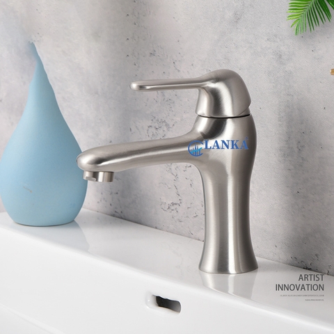 Vòi Lavabo Nóng Lạnh Inox 304 Không Rỉ Sét LANKA