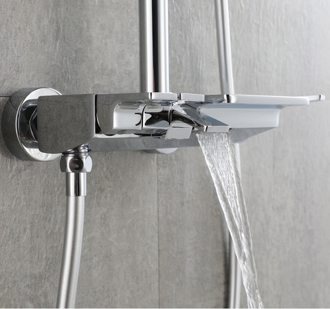 Vòi sen tắm đứng phím đàn sáng bóng LANKA mã SC13
