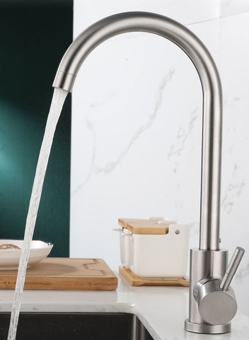 Vòi Rửa Chén Nóng Lạnh INOX 301 LANKA VRCNL27