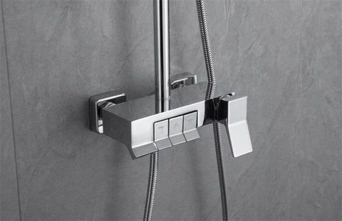 Vòi sen cây tắm đứng Nóng Lạnh Đồng Thau Mạ Crome Lanka SC20