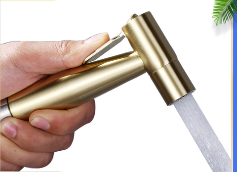 Vòi Xịt Toilet Inox Mạ Vàng LANKA