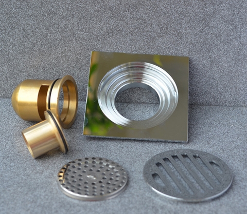 Phiễu Thoát Sàn Chống Hôi Đồng Thau Bóng LANKA TS01