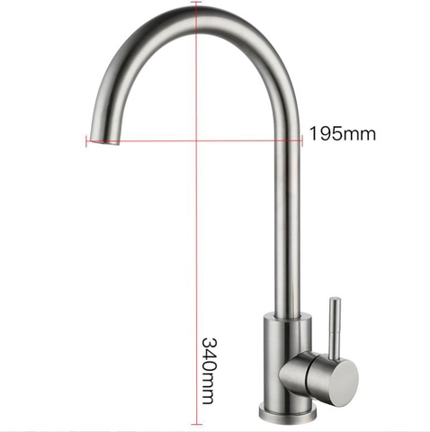 Vòi Rửa Chén Lạnh INOX 301  LANKA VRCL11