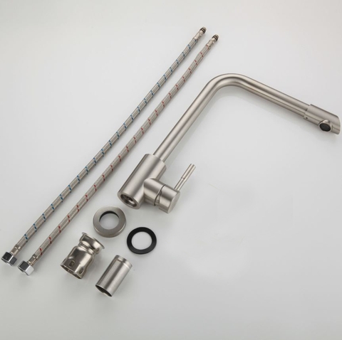 Vòi Rửa Chén Nóng Lạnh Inox 304 Mờ Lanka VRCNL22