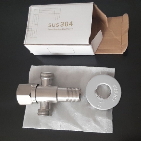 VAN T CHIA NƯỚC INOX 304
