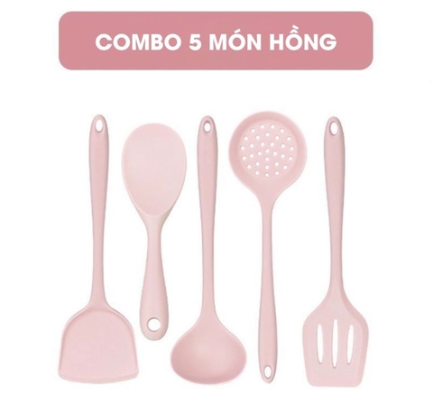 Bộ 5 dụng cụ làm bếp bằng silicone