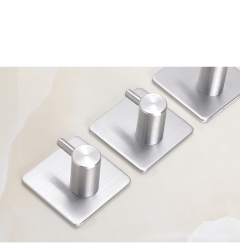 Móc đơn dán tường inox 304 cao cấp