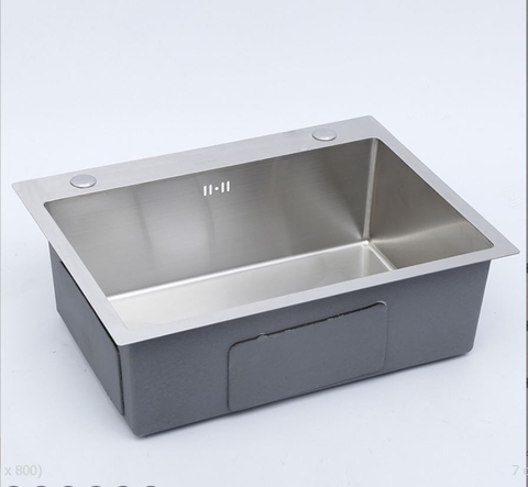 CHẬU RỬA CHÉN 1 HỘC INOX 304 LANKA