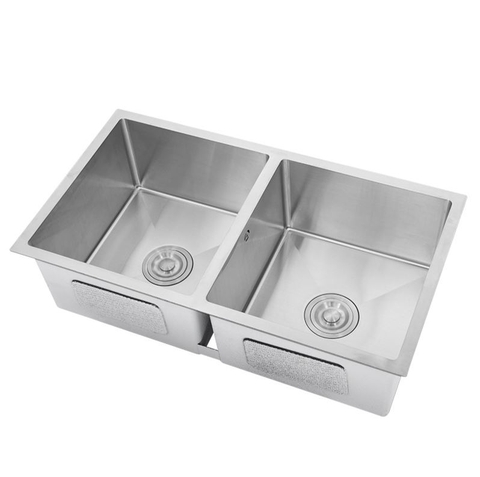 Chậu Rửa Chén 2 HỘC INOX 304 Âm Bàn LOẠI Dày LANKA-8346DT