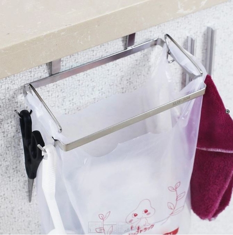 Giá gài túi để rác inox 304 cao cấp KB25