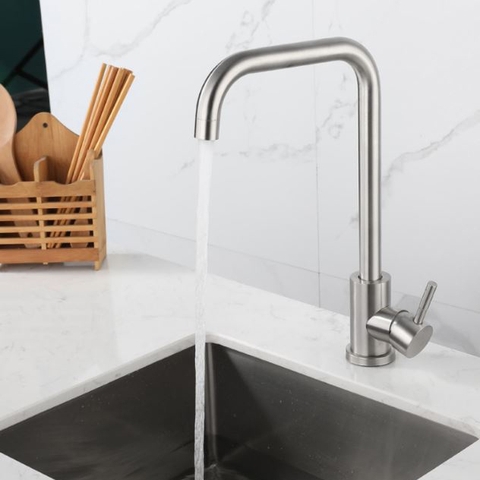 Vòi rửa chén vuông lạnh Inox 301 LANKA VRCL05