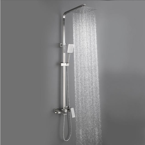 Sen cây tắm đứng nóng lạnh mẫu vuông inox 304 LANKA SC27