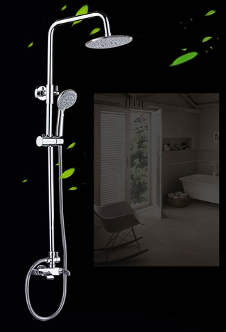 Bộ vòi sen cây tắm đứng đồng thau Lanka SC26