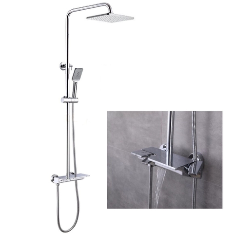 Vòi sen tắm đứng phím đàn sáng bóng LANKA mã SC13