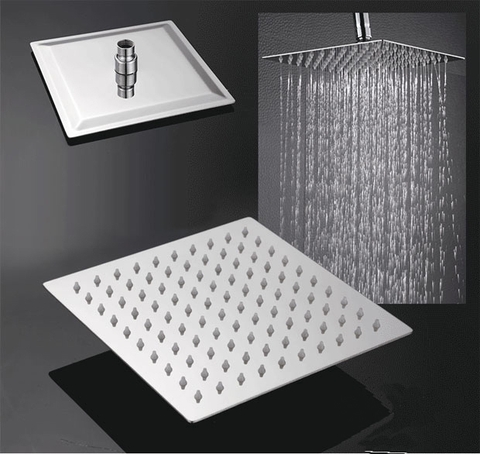 VÒI SEN VUÔNG TẮM ĐỨNG VUÔNG INOX 304 SÁNG BÓNG mã SC07