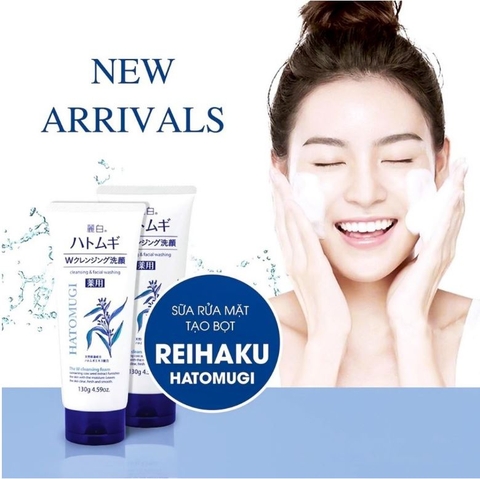 Sữa Rửa Mặt Hatomugi Nhật bản Làm Sáng Da 130g
