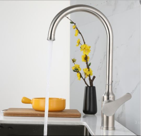 Vòi Rửa Chén Nóng Lạnh Inox 304 Mờ Lanka VRCNL10