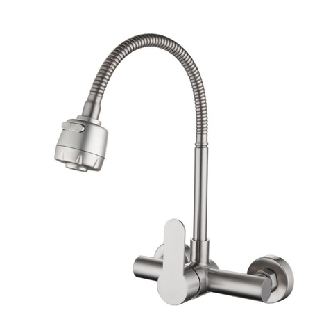 Vòi Rửa Chén Nóng Lạnh Âm Tường INOX 304 LANKA VRCNL28