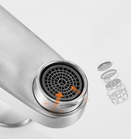 Vòi Lavabo Tròn Nóng Lạnh Inox 304 LANKA LBN03