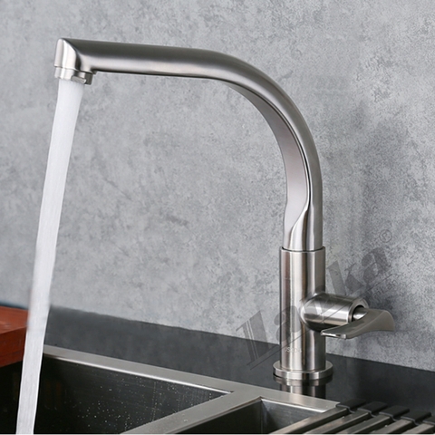 VÒI RỬA CHÉN LẠNH INOX 304 MỜ LANKA VRCL03