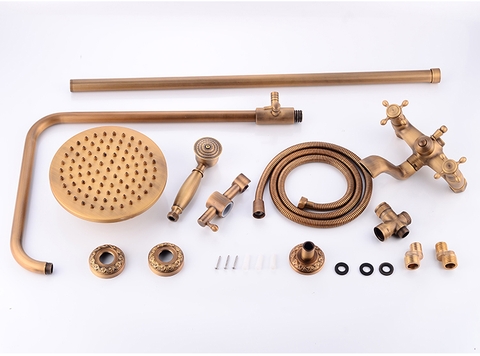 SEN CÂY TẮM ĐỨNG ĐỒNG CỔ ĐIỂN - MẠ VÀNG CAO CẤP mã SC09