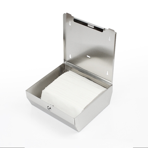 HỘP ĐỰNG GIẤY LAU TAY CỠ LỚN INOX 304 MÃ HG02