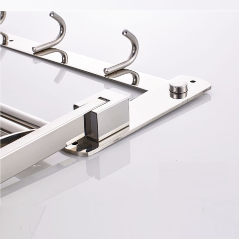 KỆ TREO KHĂN PHÒNG TẮM INOX 304 MÃ B01