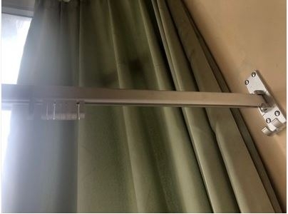 Giá móc phơi quần áo NHÔM_ THANH ĐƠN_ PHỦ NANO ĐEN_TRẮNG