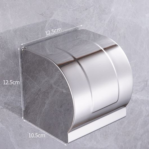 HỘP/ KỆ/ LÔ ĐỰNG GIẤY VỆ SINH INOX 304 MÃ HG10