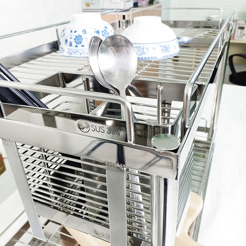 Kệ úp chén bát inox 304 mã KC01