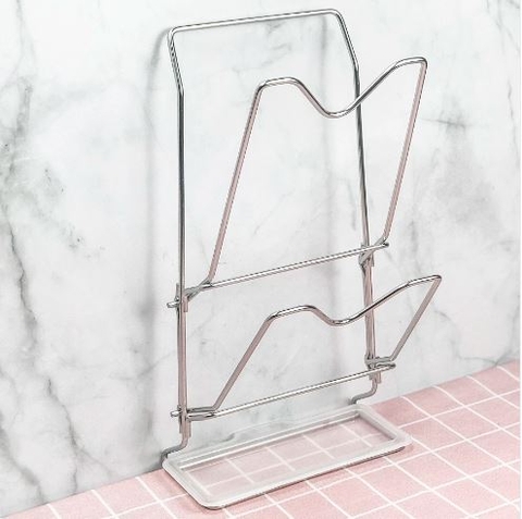 Giá gài vung inox 304 cao cấp dán tường 89001