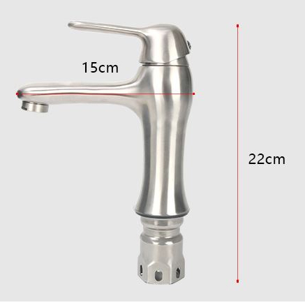 Vòi Lavabo Nóng Lạnh Inox 304 Không Rỉ Sét LANKA