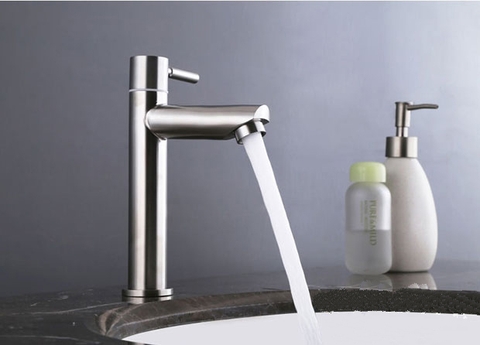 Vòi Lavabo Lạnh inox 304 LANKA LBL02