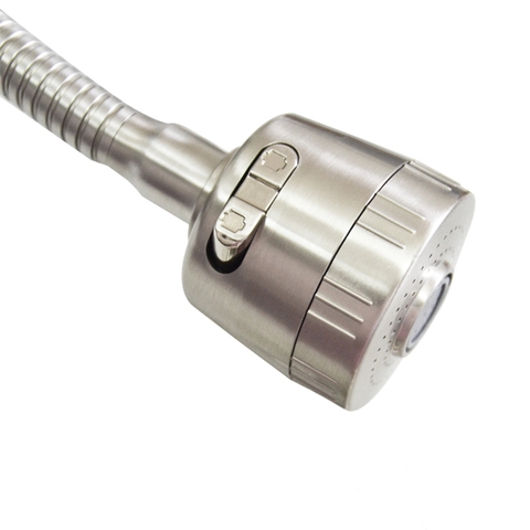 VÒI RỬA CHÉN LÒ XO BẺ, XOAY INOX 304 MỜ LANKA VRCL02