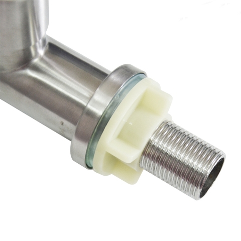 VÒI RỬA CHÉN LÒ XO BẺ, XOAY INOX 304 MỜ LANKA VRCL02