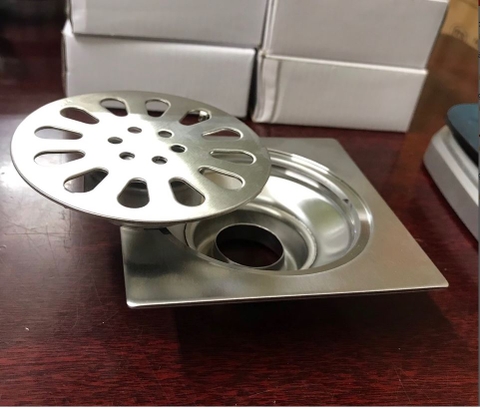 HỐ GA PHỂU THOÁT SÀN TOILET INOX 304 MÃ TS03