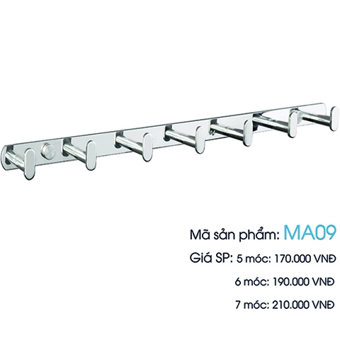 Móc treo áo inox 304 cao cấp không rỉ sét mã MA09