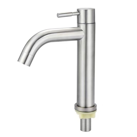 Vòi Lavabo Tròn cao 30cm Inox 304 Lanka LBL14