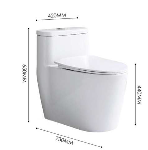 Bồn cầu 1 khối Nắp UF  Xả Cao Cấp C2232 LANKA