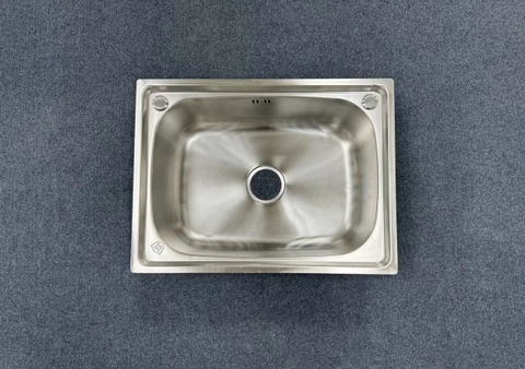Chậu Rửa Chén Ép Inox 304 1 Hộc kích thước 60x45cm