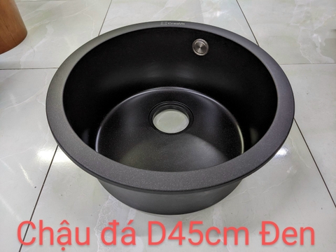 Chậu Rửa Chén Đá Tròn Đặt Âm Bàn Nhập Khẩu U0045-C01