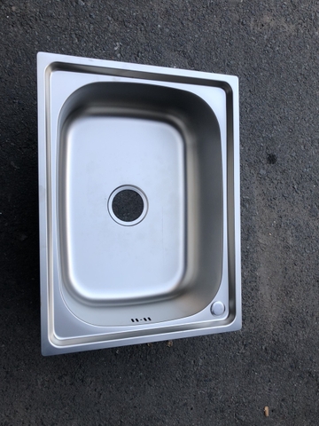 Chậu Rửa Chén Ép Inox 201 1 Hộc kích thước 60x45cm